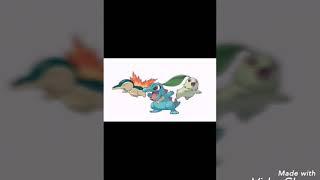 Top 3 starter Pokemon water grass fire