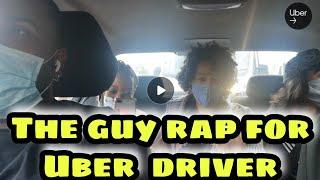 The guy rap for Uber driver  # rap#snoopdog#eminem#music#tune#50cent#whiterapper#song#uber#taxi