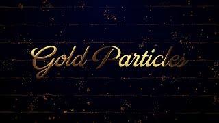 Free After Effects Intro Template #352 : Gold Particle Intro Template for After Effects