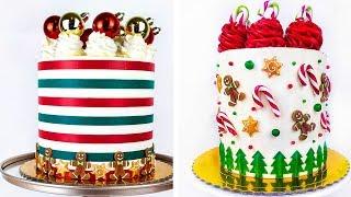 How To Make Amazing Christmas Cakes For Family ⛄️