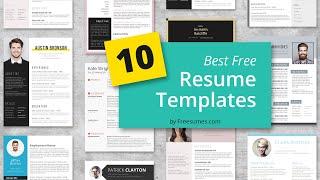 Top 10 Best Free Resume Templates for Word to Download