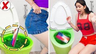 TRY NOT TO LAUGH : 23 Types of People in Restrooms ! Best Funny Video And Pranks In Toilet by T-Fun