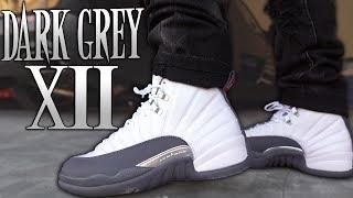 AIR JORDAN 12 DARK GREY REVIEW AND ON FOOT IN 4K !!!