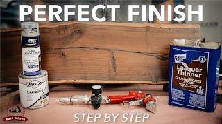 A Woodworkers Guide to PERFECT Finishing - Step by Step and Fixing Common Problems