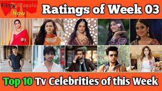 FMN Ratings of Week 03 : Top 10 Tv Celebrities of this Week