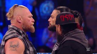 Brock Lesnar confronts and attacks Roman Reigns and Paul Heyman - WWE Smackdown 9/10/21