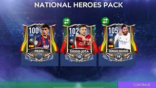 HOW TO GET FREE 102 RATED JOTA, PEDRI AND PIRES FROM NATIONAL HERO EVENT | FIFA MOBILE 21