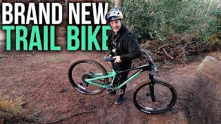 BUILDING AND RIDING A BRAND NEW TRAIL BIKE ON THE NEW FREERIDE LINE!!