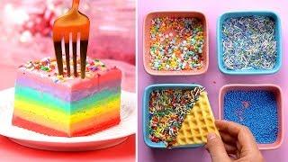 10 Easy Cake Decorating Tutorials For Birthday | So Yummy Colorful Cake Recipes | Perfect Cake Ideas