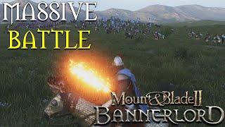 Mount & Blade 2: Bannerlord | EPIC Open Field BATTLE (+ FIRE SWORD) | EMPIRE vs. BATTANIA