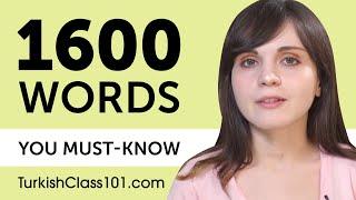 1600 Words Every Turkish Beginner Must Know