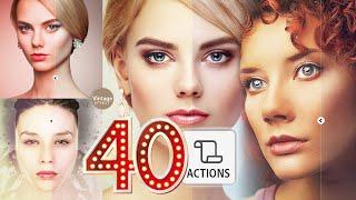 Best 40 Vintage Retro Effects | Photoshop Actions Free Download By DG Photoshop