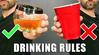 7 Drinking Rules ALL Men Should Follow! (How to Drink Like a MAN)