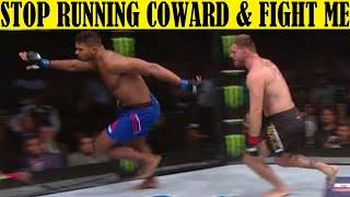 Top 10 SCARED Fighters Who Refused to Fight and Just Ran Away