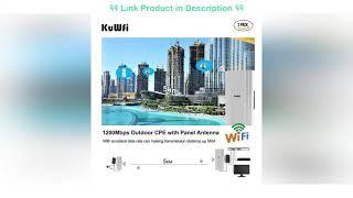 Top 10 KuWFi 2-Pack Outdoor 5KM Point to Point Wireless Bridge High Power Wireless Access Point 11A