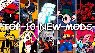 Top 10 New Mods FNF - Friday Night Funkin’ - Mods Showcase