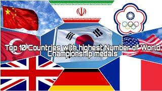 Top 10 Countries with Highest Number of Medals in the history of World Taekwondo Championships! 