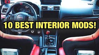 Top 10 Best INTERIOR MODS For A Subaru WRX/STI!