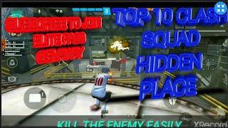 TOP 10 CLASH SQUAD HIDDEN PLACE