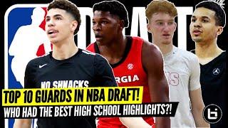 2020 NBA Draft's Top 10 Most Exciting Guards! High School Highlights! LaMelo Ball, Anthony Edwards!