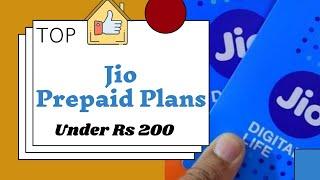 Top Jio Prepaid plans less than Rs 200: Prepaid, Top Up and Data Vouchers