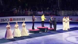 羽生結弦 Yuzuru Hanyu - Victory ceremony 07.12.2019 ISU Grand Prix of Figure Skating Final in Turin