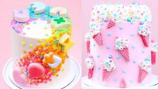 How To Make Cake For Your Coolest Family | So Yummy Birthday Cake Decorating | Easy Cake Recipes