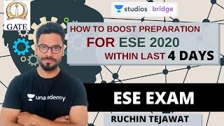 How to Boost Preparation of ESE 2020 within the last 4 days ( Logical Strategy) | Ruchin Tejawat