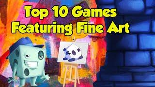 Top 10 Games Featuring Fine Art - with Tom Vasel