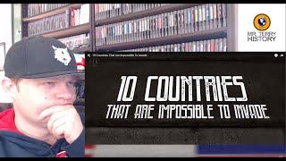 A History Teacher Reacts | "10 Countries That Are Impossible To Invade" by AllTime10's