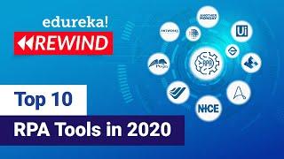 Top RPA Tools in 2020 | RPA tools | RPA tutorials | RPA Training | Edureka | RPA Live - 4