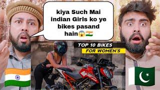 Top 10 Bikes For Womens In India | Shocking Pakistani Reaction |