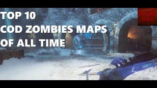 Top 10 COD Zombies Maps of All Time (BO1, BO2, BO3, BO4 & WaW)