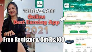 THRIVE APP - Best Way of Earning Money on Online