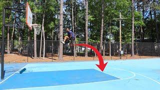 Doing Insane Dunks From The Free Throw Line