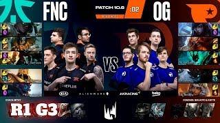 Fnatic vs Origen - Game 3 | Round 1 PlayOffs S10 LEC Spring 2020 | FNC vs OG G3