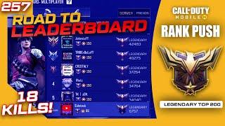 Road To Leaderboard Top 200 [18kills]COD Mobile[#257]