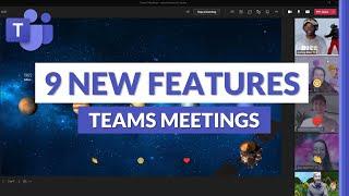 9 new features in Microsoft Teams meetings for 2021 