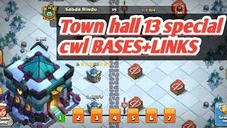 New Top 10 Bases For th13 Cwl and war