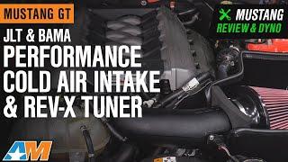 2015-2017 Mustang GT JLT Performance Cold Air Intake & Bama Rev-X Tuner Review & Dyno Test