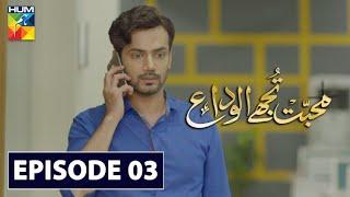 Mohabbat Tujhe Alvida Episode 3 | English Subtitles | HUM TV Drama 1 July 2020