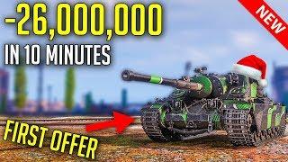 26,000,000 Credits Spent in 10 Minutes + Turtle Mk. I Review | World of Tanks Advent Calendar