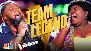 Smooth Singing from Jershika Maple and Paris Winningham | The Voice Knockouts 2021