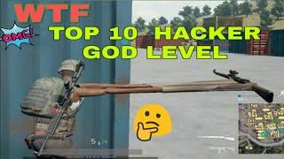 Top 10 Hacker GoD LEVEL  in PUBG MOBILE