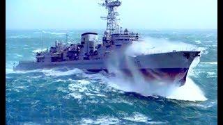 Top 10 Big Ships Jump on Strong Waves In Storm