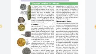 Class 10 Economics Chapter 3 - Money and Credit (part - 3) Modern forms of currency