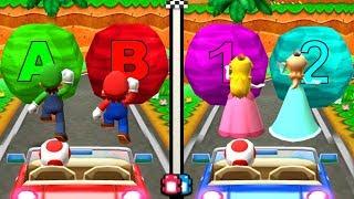 Mario Party The Top 100 MiniGames - Luigi Vs Mario Vs Peach Vs Rosalin (Master CPU)