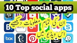 Top 10 social apps for android mobile information