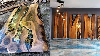 TOP 10 INCREDIBLE AND BEST DIY Ideas river table from Epoxy Resin - Resin ART