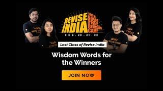 Last Class of Revise India: Wisdom Words for the Winners | Class 10 Board Exam Revision Vedantu